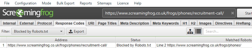 Blocked by robots.txt