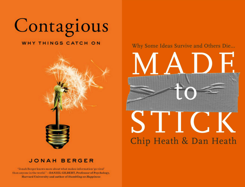 Contagious and Made To Stick Books