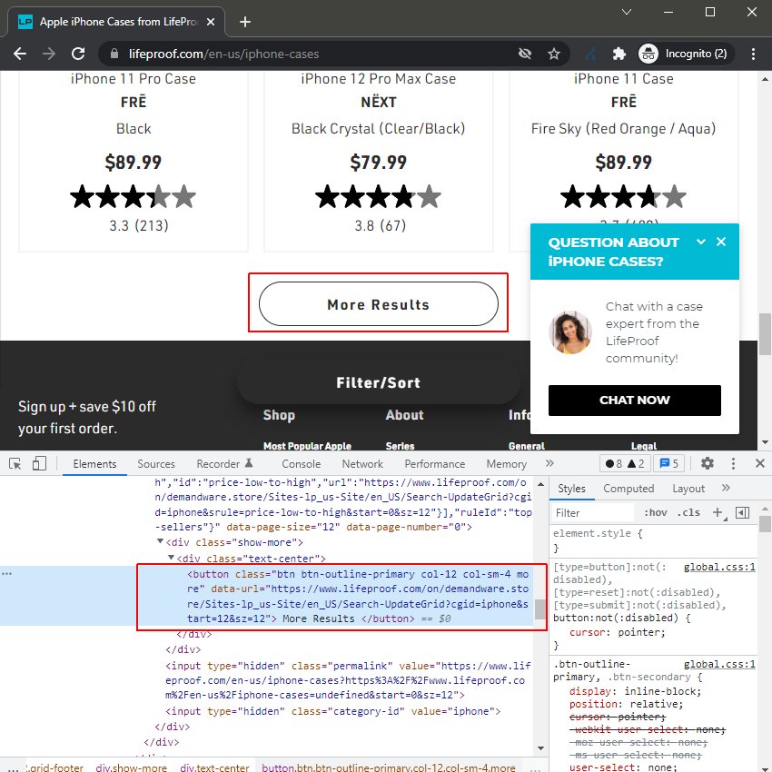 Missing Products due to pagination