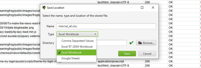 Export Format Types