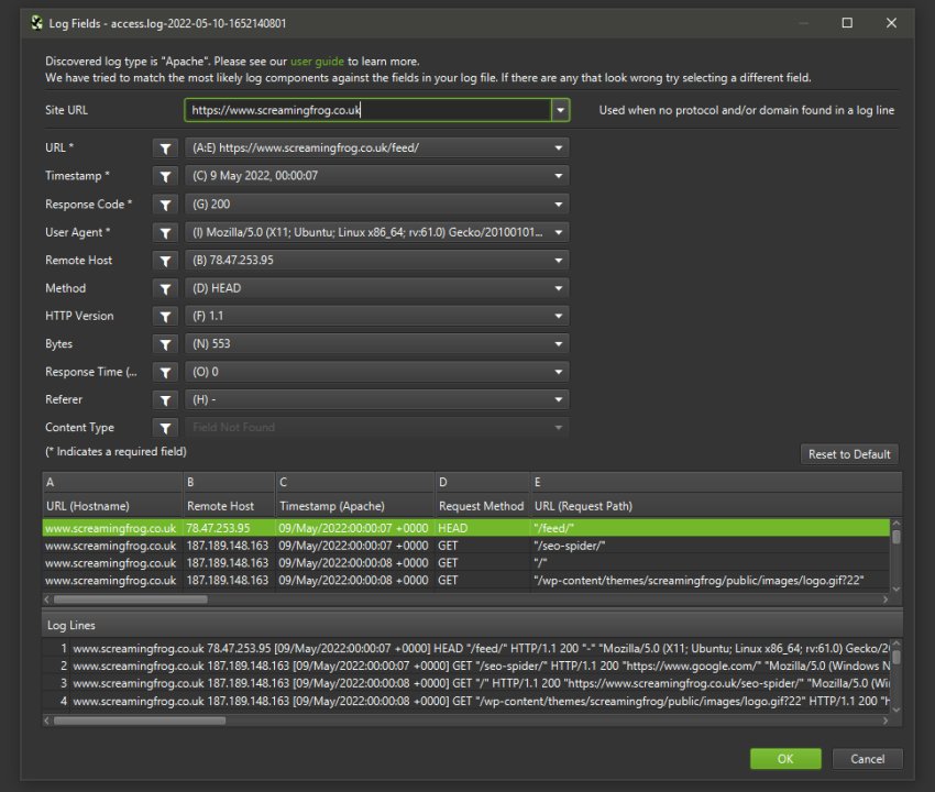 Import Custom Log Formats