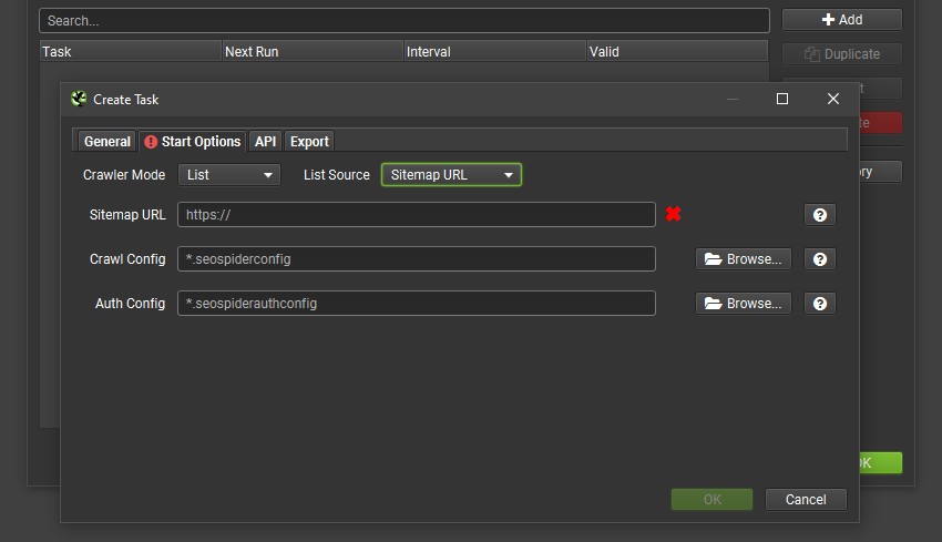 XML Sitemap Source for Scheduling