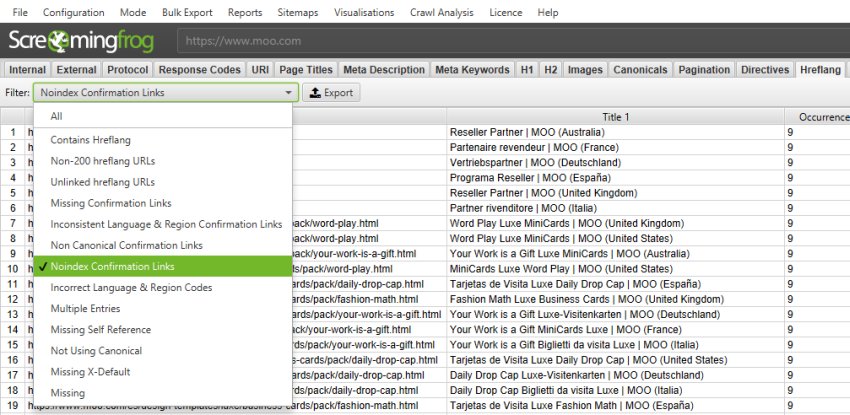 hreflang testing tool