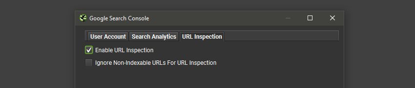 Enable URL Inspection API