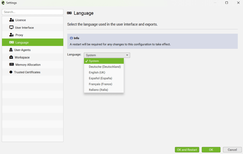 Log File Analyser Settings